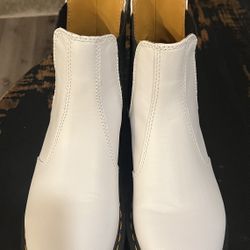 Dr. Martens Women's Chelsea Leather Boots White/Size 9 (New)