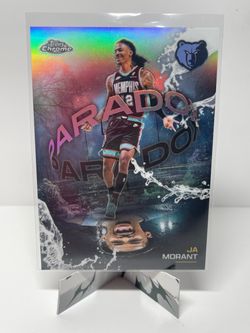 Ja Morant Topps Chrome Paradox Refractor Card