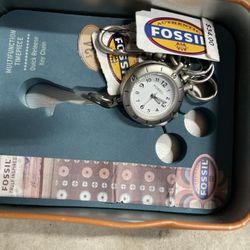 Fossil Watch Keychain