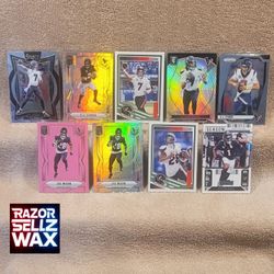 HOUSTON TEXANS TEAM LOT (9) NFL FOOTBALL CARDS STROUD MIXON DIGGS PANINI