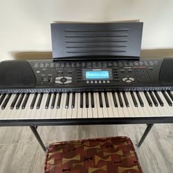 CASIO WK-1350 Keyboard Including stand and bench