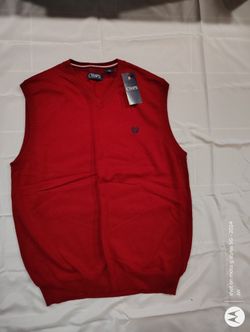 Men's Christmas Red Vest