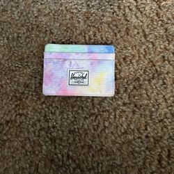 Small tie dye Herschel wallet