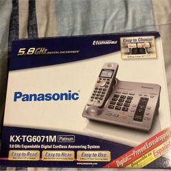Brand New Panasonic Kc-Tg6071 M5.8 GHz  1line Cordless  Phone