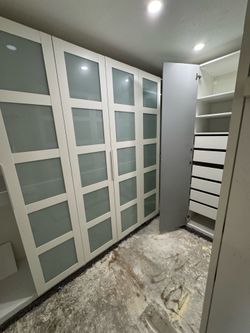 Cabinets for closet, Wardrobe