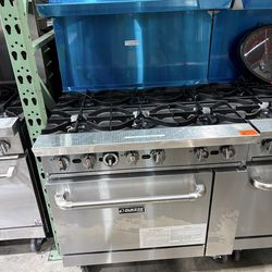 Commerical 6 Burner Range with Oven
