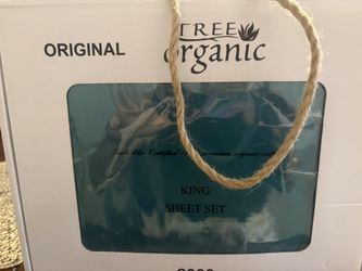 Tree Organic Cotton King Sheet Set 2000 Thread Count 4-Piece