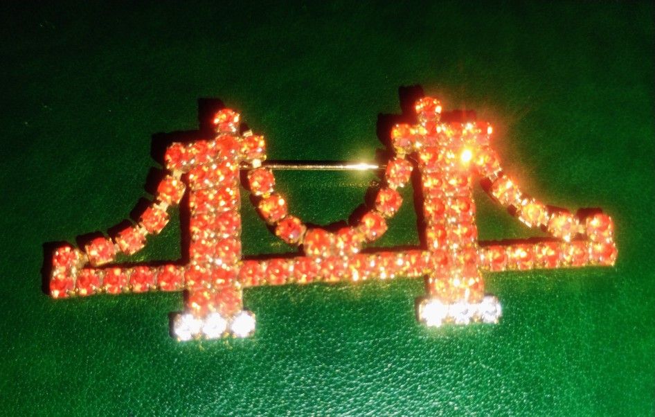 Dorothy Bauer Golden Gate Bridge Brooch