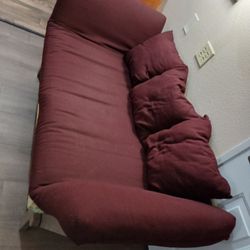 Maroon Futon FOR SALE 