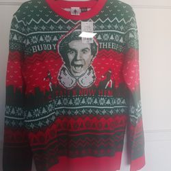 Brand New Elf Ugly Christmas Sweater
