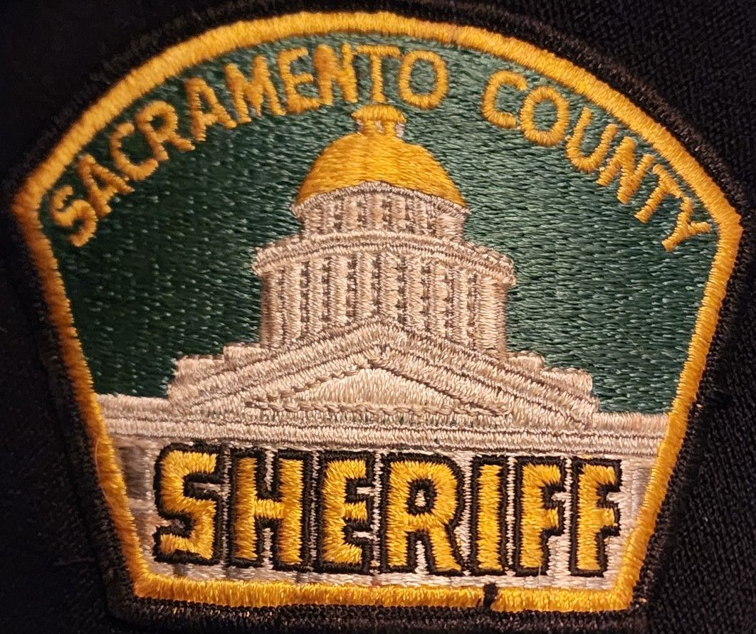Vintage Sacramento County Sheriff Embroidered Uniform Cloth Patch  