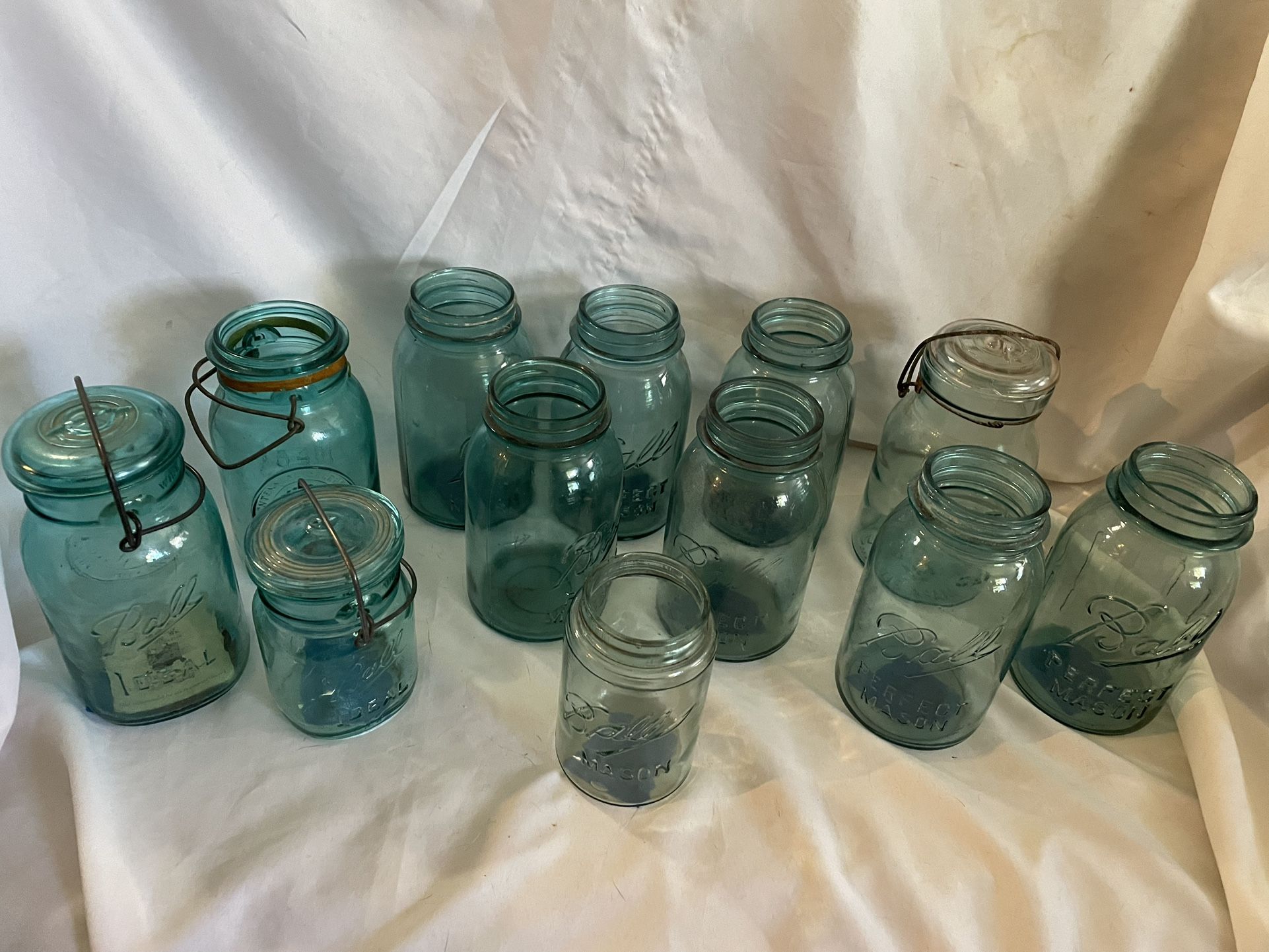 Case Of Blue Ball Jars