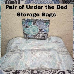 PAIR OF UNDER THE BED STORAGE BAGS (UNUSED)
