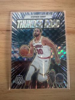 2024-25 Panini Mosaic Stephen Curry #5 Thunder Road Golden State Warriors