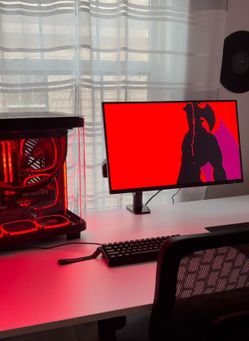 gaming pc setup | rtx 5070 OC EDITION + ryzen 7 7800x3d + 27 inch 280hz monitor will include desk and chair aswell