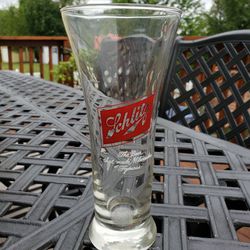 Vintage Schlitz Beer Glass - The Beer that Made Milwaukee Famous

