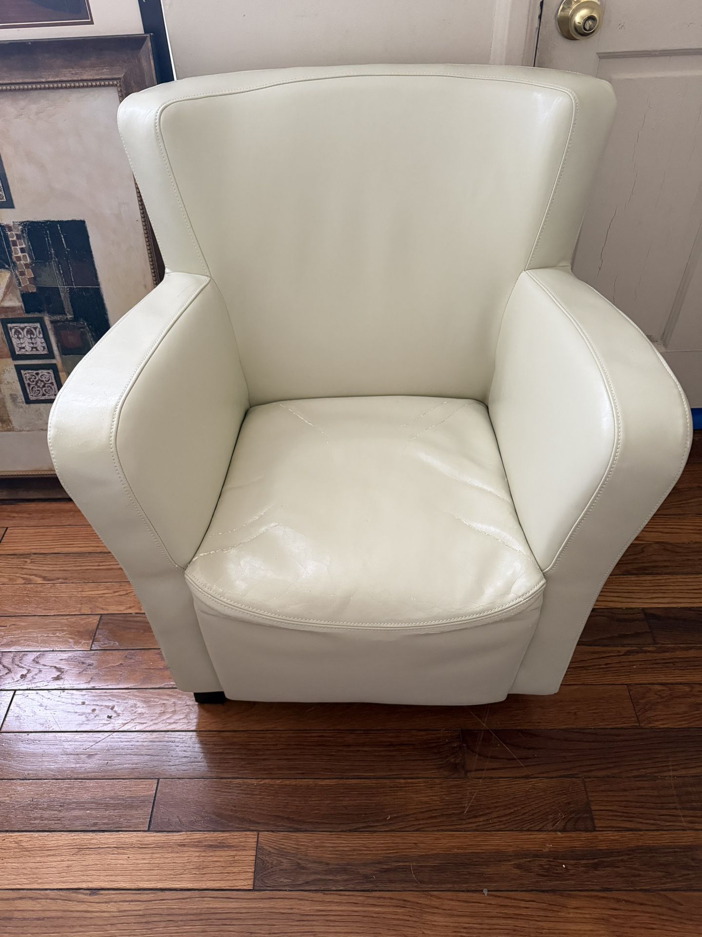 100% Leather Club Chair from The Home Store  . China-leather 