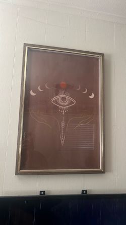 Two framed pictures