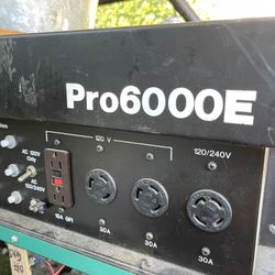 Onan Pro6000E Generator (Propane Conversion) 
