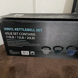 45lb Kettle Bell Set 