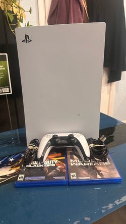 PS5 Console disc version with Controller and 2 Games
