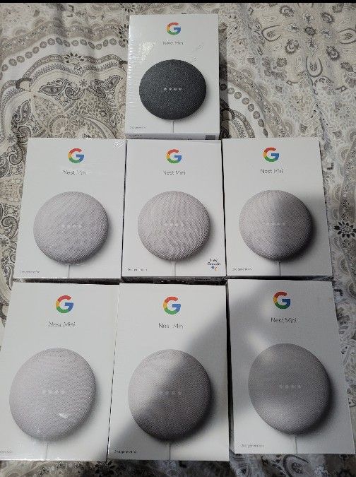 Google Nest Mini (2nd Generation) each $40