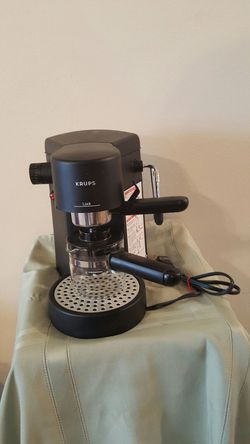 Krups Bravo Plus 872-42 4 Cup Household Espresso Maker Coffee Machine