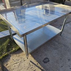 Stainless Steel Base Table 