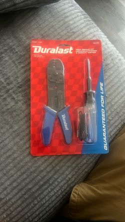 Duralast Repair Kit Crimpper Stripper And Circuit Tester