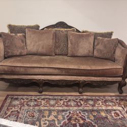 Designer Victorian Style  3 Piece Couch