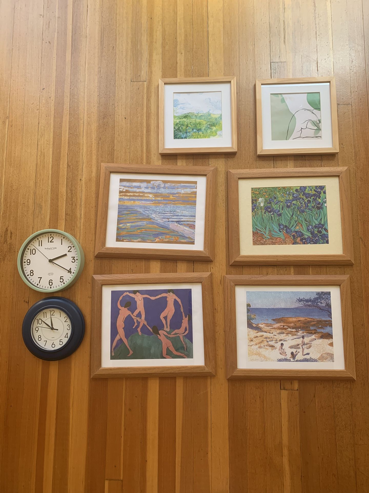 art / frames / clocks