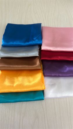 Satin fabric by yard