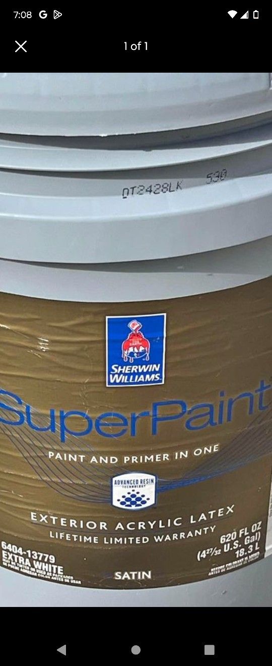 Sherwin Williams Exterior Satin Paint
