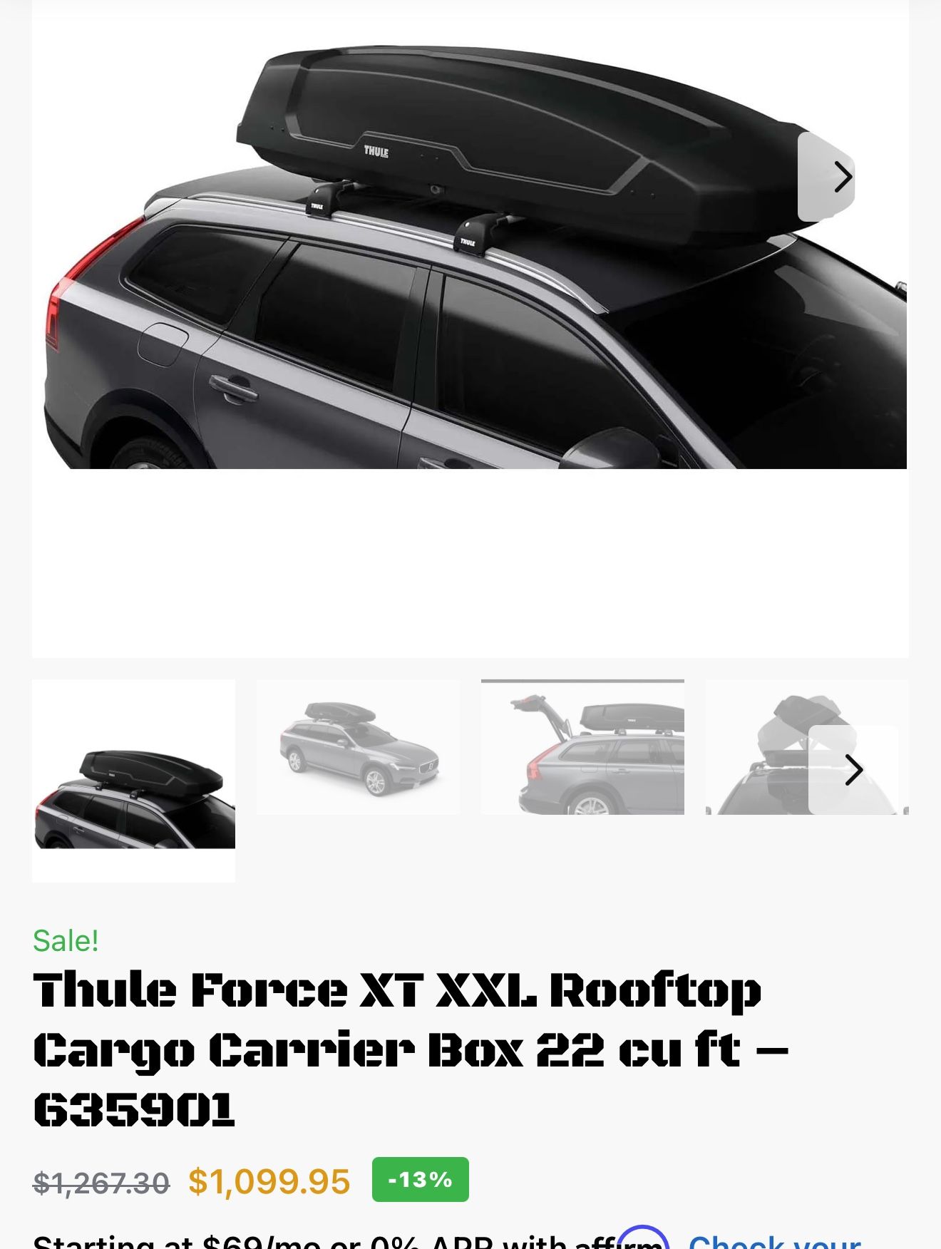 Car Cargo Carrier Box