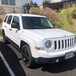 2017, Jeep Patriot, White, SUV 
