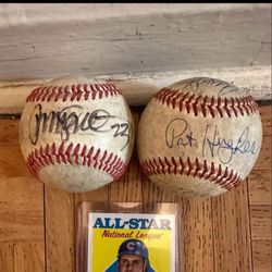 HOF autographed Baseballs  
