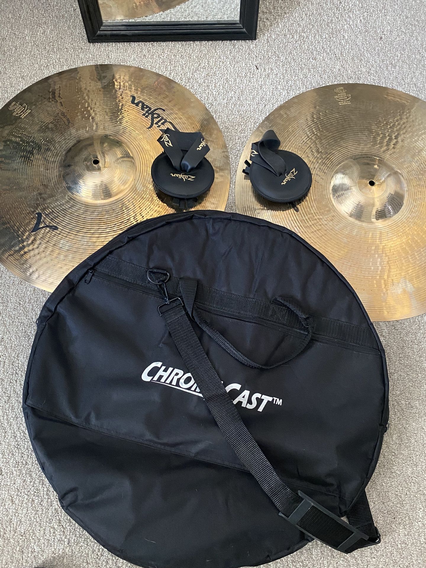 zildjian stadium medium heavy pairs 20in cymbals