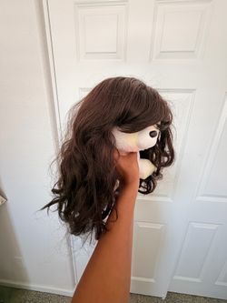 Brown Wig with Bangs