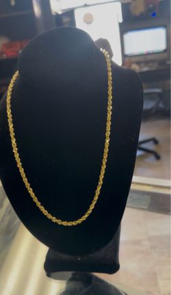 14k rope chain