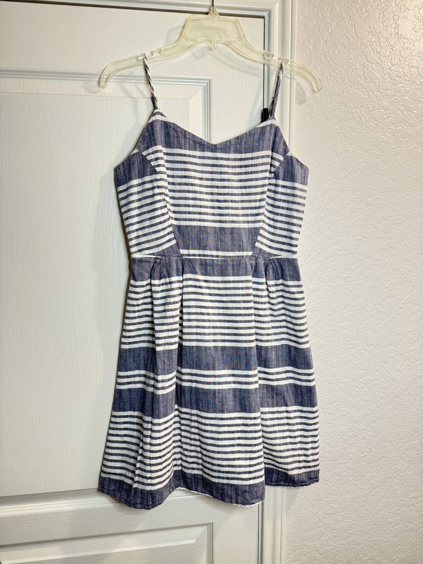 Striped Blue and White Sundress