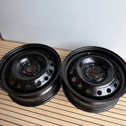 2pcs 15x6 In Steel Wheel Rim 09-13 Chevy Aveo/Pontiac Wave 4x100  Price per set