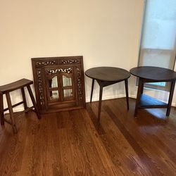 Miscellaneous Wood Furniture Pieces 
