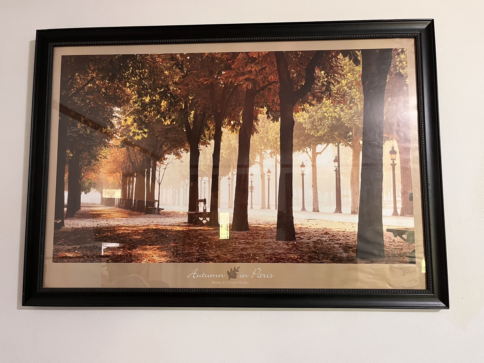Autumn In Paris Print