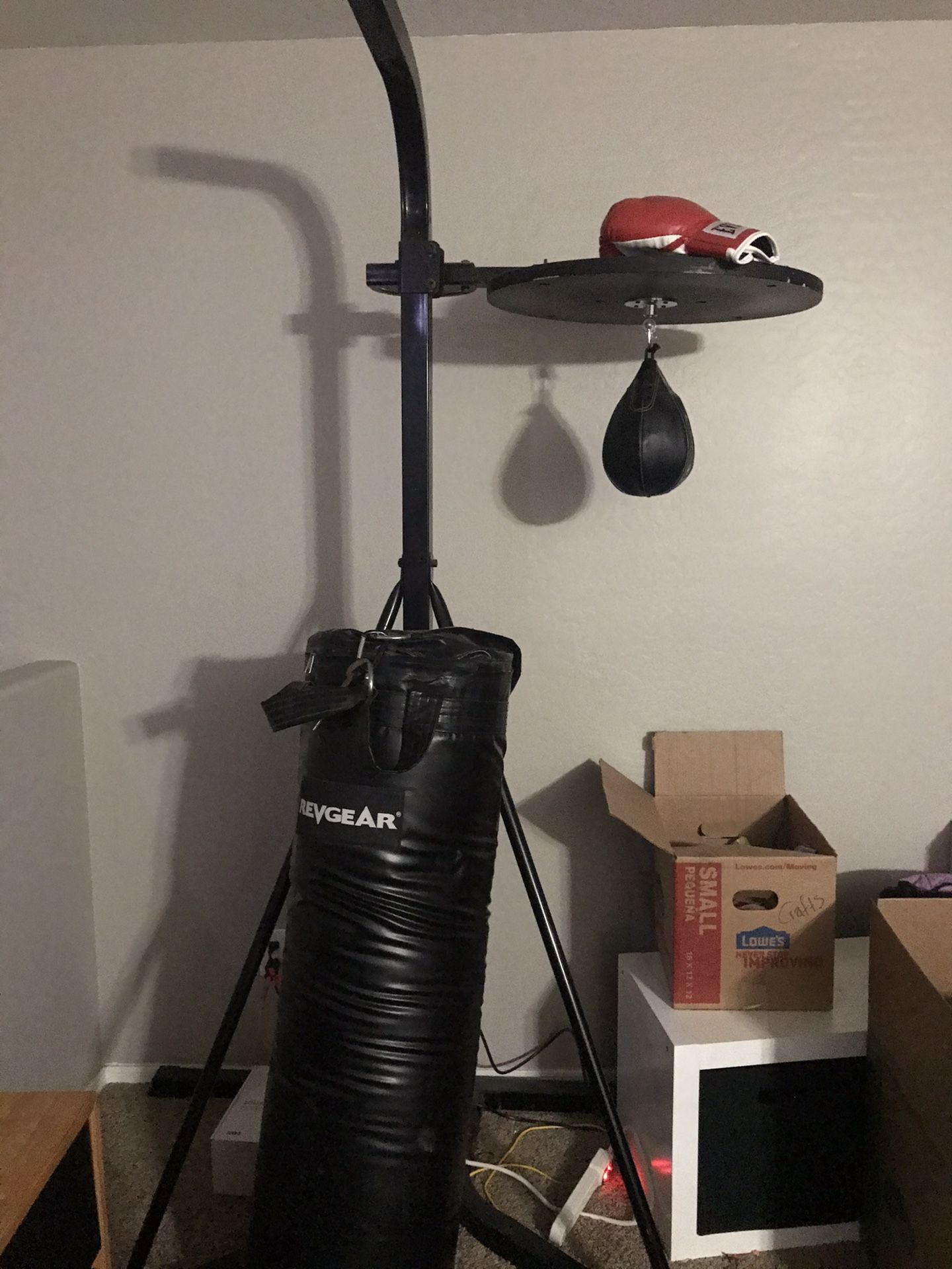 Punching bag and speed bag