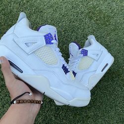Air Jordan 4 purple metallics
