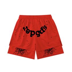 Red Sp5der Short Shorts All Sizes