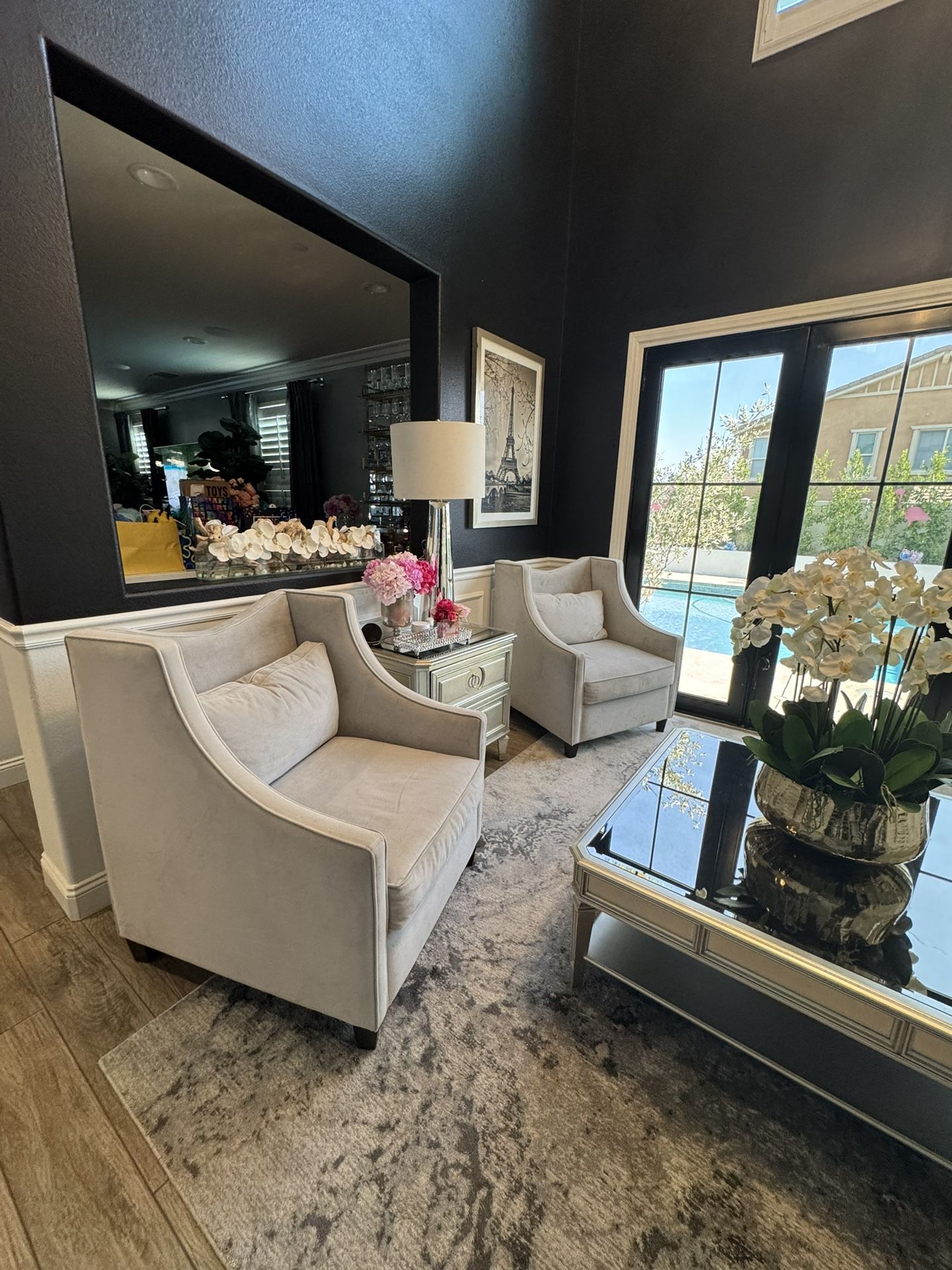 Pair Of Beautiful Z GALLERY CHAIRS-👀*Read Description*