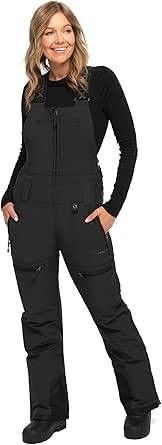NEW Size Large L Arctix Women Insulated Winter Snow Bib Overalls Eco Friendly Traverse Black