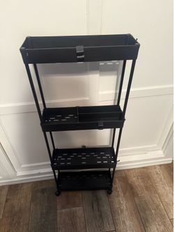 4-Tier Slim Rolling Storage Cart