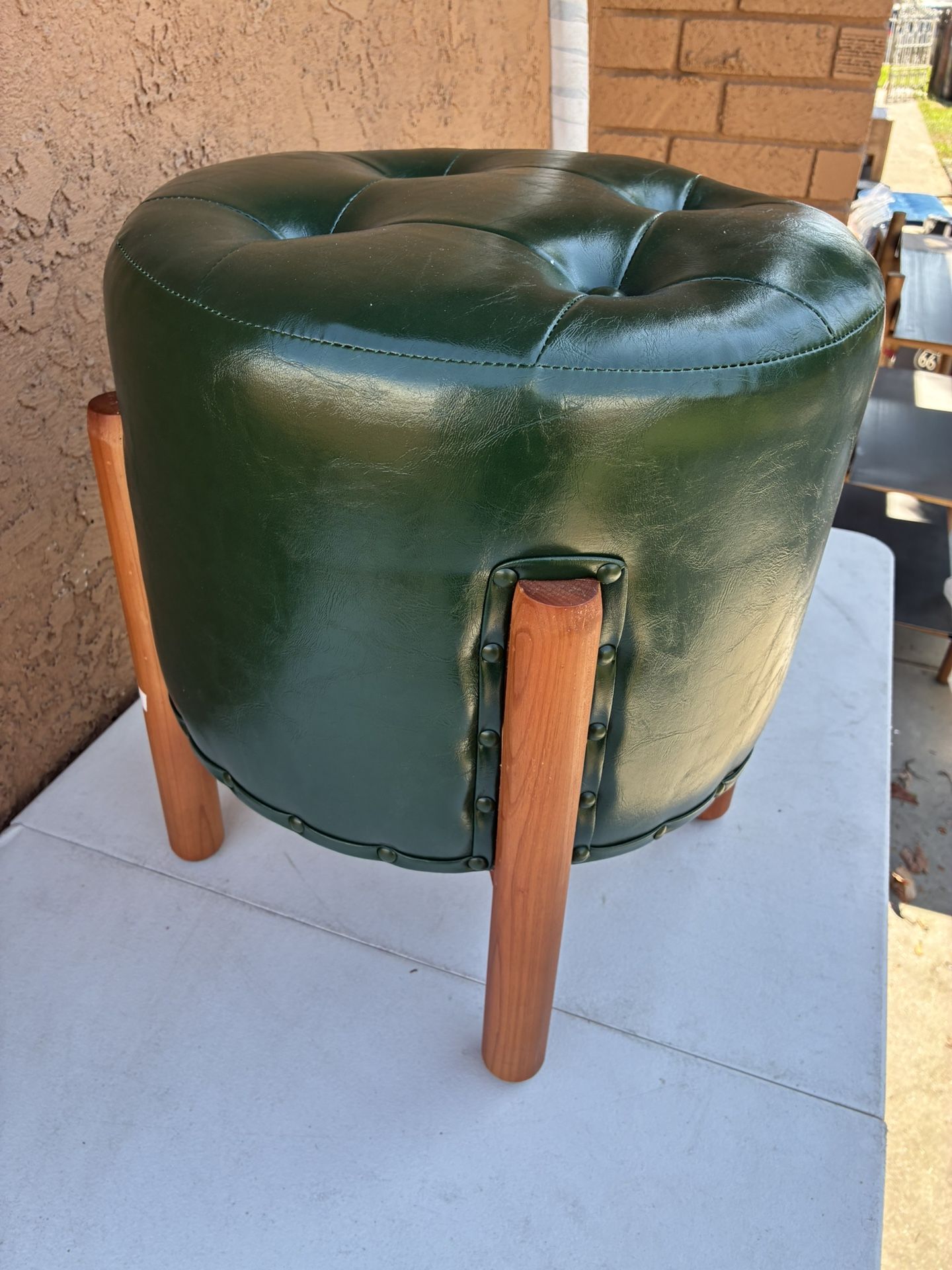 Faux Leather Stool Super Cute